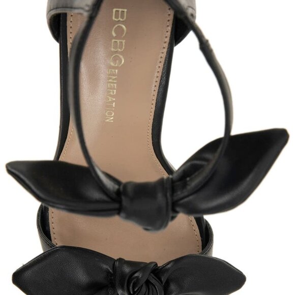 Bashwood Handmade Black Leather Floral Strap Sandal - Picture 2 of 5